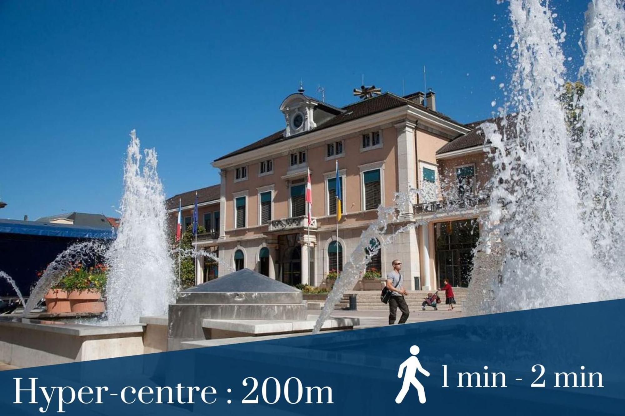 Homey Forest - Hypercentre - Proche Gare Et Tram - Wifi & Netflix Annemasse Εξωτερικό φωτογραφία